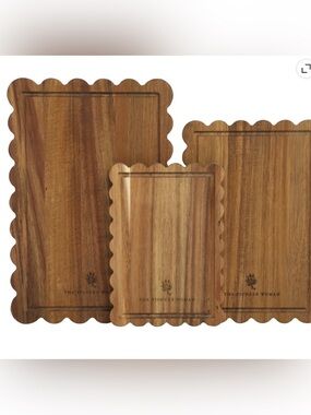 The Pioneer Woman 3-Piece Acacia Wood Scalloped Cutting Boards
